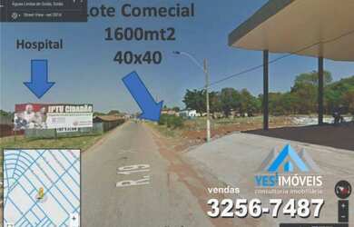 Imagem 6: Lote 1600m2 setor 8 Águas Lindas GO em frente ao Hospital