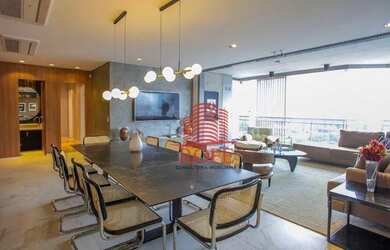 Imagem: O apartamento possui 4 Dormitórios, 4 Banheiros, 3 Vagas na