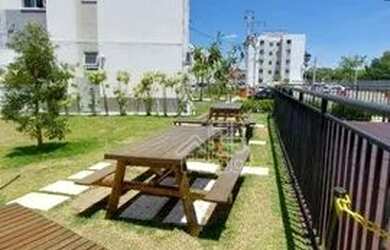 Imagem: O apartamento possui 2 Dormitórios, 1 Banheiro, 1 Vaga na garagem