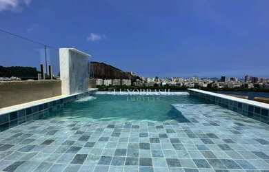 Imagem: O apartamento na cobertura possui 4 Dormitórios, 5 Banheiros