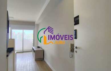 Imagem: O apartamento possui 1 Dormitório, 1 Banheiro, 1 Vaga na garagem