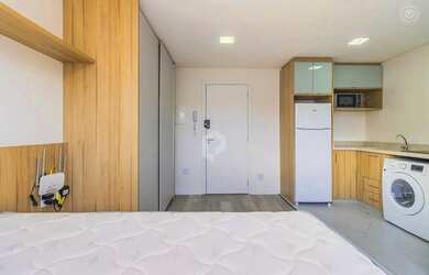 Imagem: O apartamento possui 1 Dormitório, 1 Banheiro, 21m² de Área