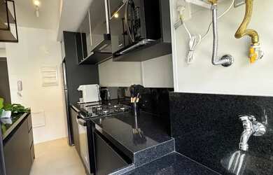 Imagem 6: LINDO APARTAMENTO DECORADO E MOBILIADO PARA LOCAÇÃO NO CENTRO DE ALPHAVILLE