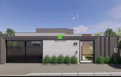 Imagem: A casa possui 3 Dormitórios, 2 Banheiros, 2 Vagas na garagem