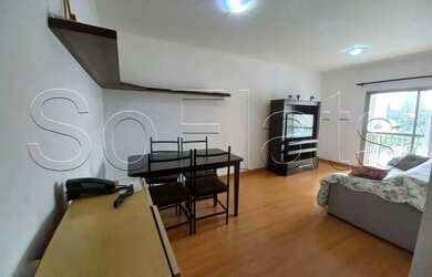 Imagem: O studio possui 2 Dormitórios, 1 Banheiro, 1 Vaga na garagem