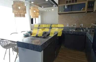 Imagem: O apartamento na cobertura possui 4 Dormitórios, 3 Banheiros