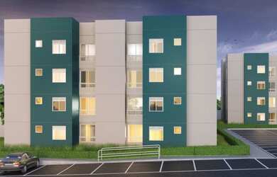 Imagem: O apartamento possui 2 Dormitórios, 2 Banheiros, 1 Vaga na