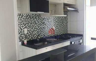 Imagem: O apartamento possui 2 Dormitórios, 1 Banheiro, 1 Vaga na garagem