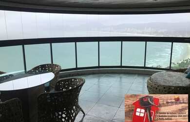 Imagem 1: apartamento frente mar condominio tortugas guaruja 4 suites enseada 224...