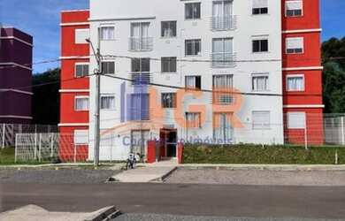 Imagem: O apartamento possui 2 Dormitórios, 1 Banheiro, 1 Vaga na garagem