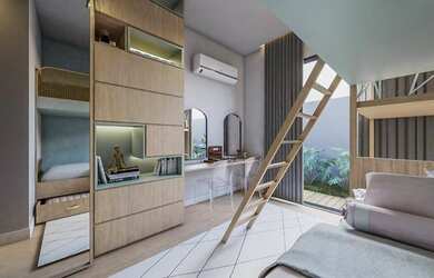 Imagem: A casa em condomínio possui 3 Dormitórios, 4 Banheiros, 4