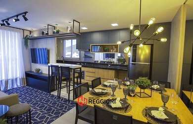 Imagem: O apartamento possui 3 Dormitórios, 2 Banheiros, 2 Vagas na