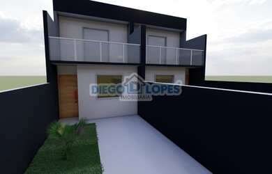 Imagem: A casa possui 3 Dormitórios, 1 Banheiro, 1 Vaga na garagem