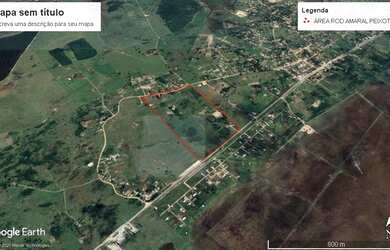 Imagem: O terreno possui 283.398m² de Área e está localizado em