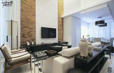 Imagem: A casa em condomínio possui 3 Dormitórios, 5 Banheiros, 4