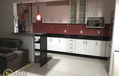 Imagem: O apartamento possui 3 Dormitórios, 1 Banheiro, 1 Vaga na garagem