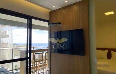 Imagem: O apartamento possui 1 Dormitório, 1 Banheiro, 1 Vaga na garagem