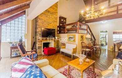 Imagem: O apartamento na cobertura possui 4 Dormitórios, 5 Banheiros