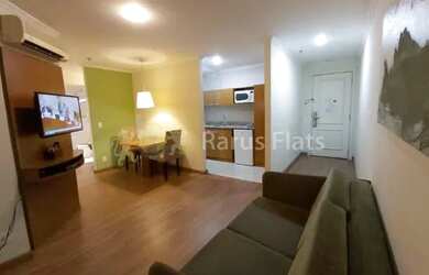 Imagem: O studio possui 1 Dormitório, 1 Banheiro, 1 Vaga na garagem