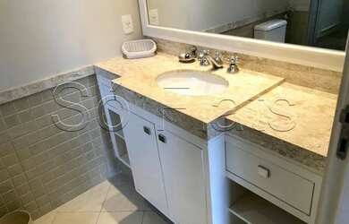 Imagem 15: Flat com mobília refinada e para locação em Pinheiros totalmente mobiliado. Consulte-nos