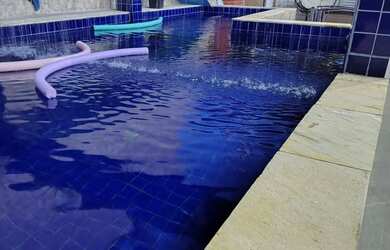 Imagem 6: Casa com piscina praia grande temporada festa aniversário churrasqueira...