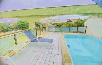 Imagem: O apartamento na cobertura possui 5 Dormitórios, 5 Banheiros