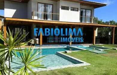 Imagem: A casa em condomínio possui 5 Dormitórios, 5 Banheiros, 5