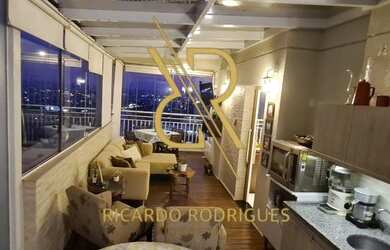 Imagem: O apartamento na cobertura possui 4 Dormitórios, 4 Banheiros