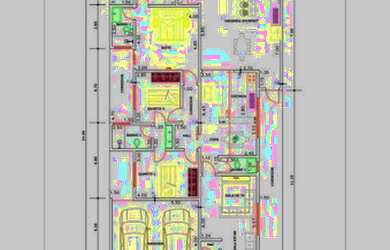 Imagem: A casa possui 3 Dormitórios, 3 Banheiros, 2 Vagas na garagem