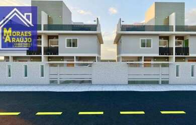 Imagem: A casa possui 3 Dormitórios, 2 Banheiros, 2 Vagas na garagem