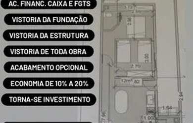 Imagem: A casa em condomínio possui 3 Dormitórios, 2 Banheiros, 2