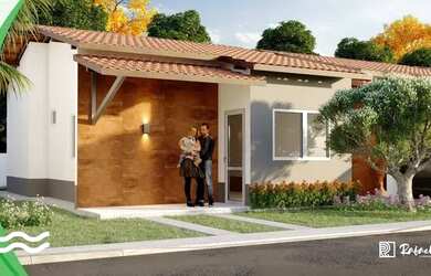 Imagem: A casa em condomínio possui 2 Dormitórios, 2 Banheiros, 2