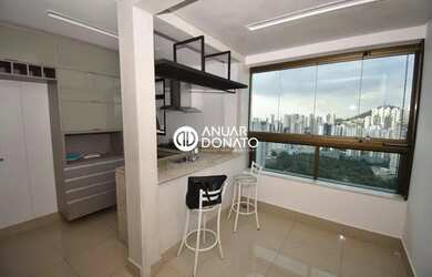 Imagem: O apartamento possui 1 Dormitório, 1 Banheiro, 1 Vaga na garagem