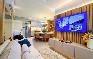 Imagem: O apartamento possui 3 Dormitórios, 4 Banheiros, 2 Vagas na