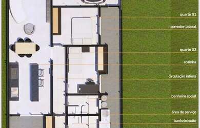 Imagem 2: Vendo casa de 3/4 sendo duas suítes no condomínio girassóis