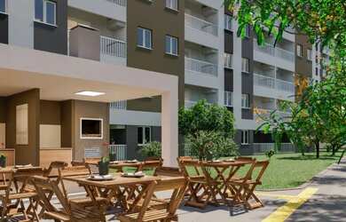 Imagem: O apartamento possui 2 Dormitórios, 2 Banheiros, 1 Vaga na