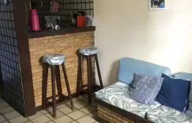Imagem: O apartamento possui 1 Dormitório, 2 Banheiros, 1 Vaga na garagem