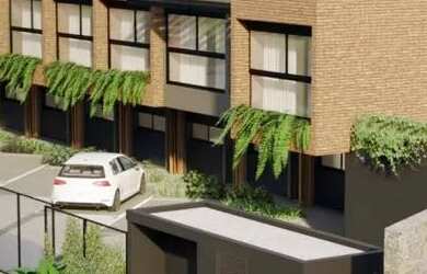 Imagem: A casa em condomínio possui 2 Dormitórios, 2 Banheiros, 1