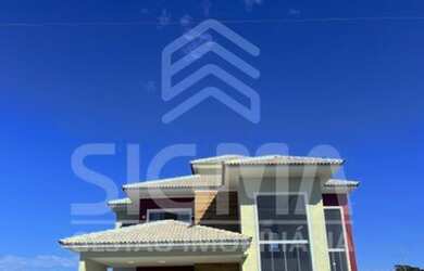 Imagem: A casa em condomínio possui 4 Dormitórios, 4 Banheiros, 2