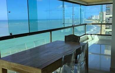 Imagem 1: 1506- Maravilhoso e amplo apto beira mar de Piedade, andar alto