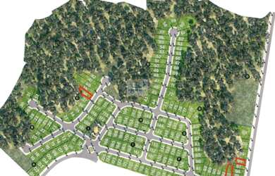 Imagem: O terreno possui 416m² de Área e está localizado em Quatro