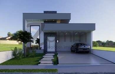 Imagem: A casa em condomínio possui 3 Dormitórios, 4 Banheiros, 4