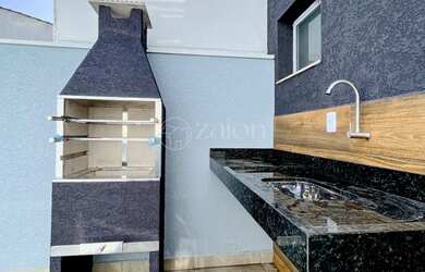 Imagem 4: Casa térrea pronta para morar com 3 quartos, churrasqueira e vaga para 2 carros. Residenci