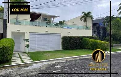 Imagem: A casa em condomínio possui 5 Dormitórios, 5 Banheiros, 4