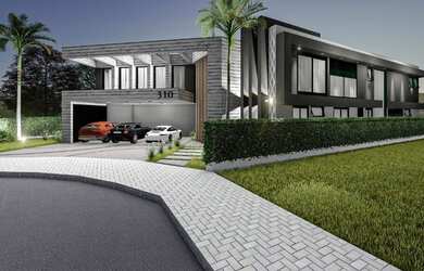 Imagem: A casa possui 5 Dormitórios, 5 Banheiros, 5 Vagas na garagem