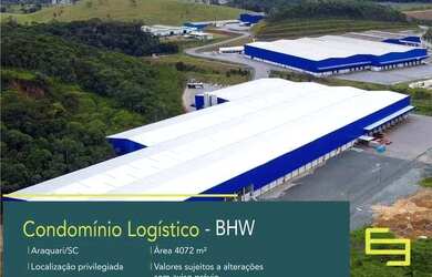 Imagem: O depósito possui 4.073m² de Área e está localizado em