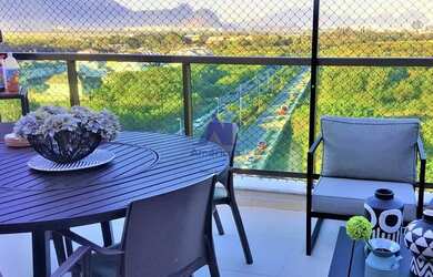 Imagem: O apartamento na cobertura possui 3 Dormitórios, 3 Banheiros