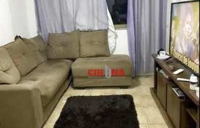 Imagem: O apartamento possui 2 Dormitórios, 1 Banheiro, 1 Vaga na garagem