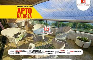 Imagem: Farol da Ponta Negra - Apartamento na Orla da Ponta Negra com