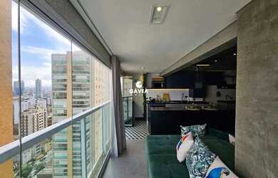 Imagem: O apartamento possui 1 Dormitório, 1 Banheiro, 1 Vaga na garagem